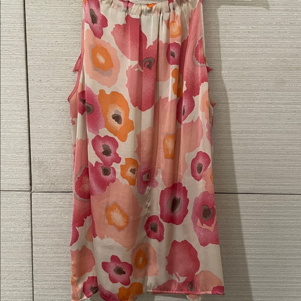Signature by Larry Levine Multicolor Floral Skirt